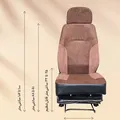 (مدل اقتصادی) صندلی بادی اتومات بدون پایه تیپ ۱