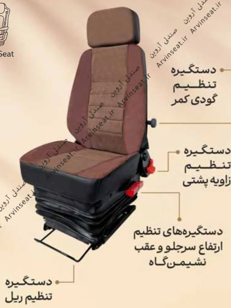 صندلی بادی اتومات تیپ ۲ (بدون پایه)